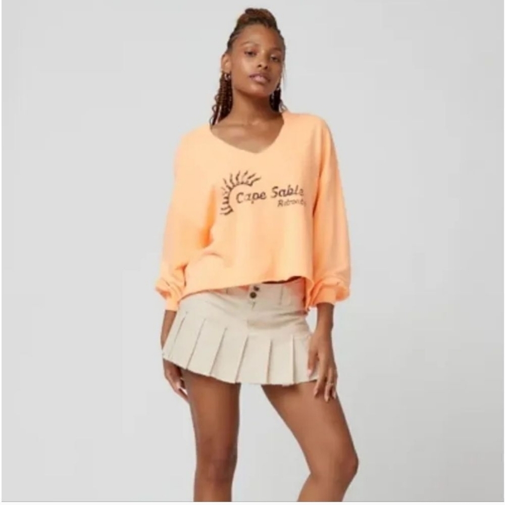 Out From Under Pullover Notch Neck Sweatshirt Urban Outfitters NWT/NWOT
